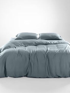 NWT Olive + Crate Tencel King Duvet Cover Hypoallergenic Cooling Eucalyptus